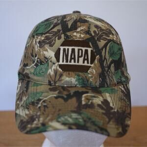 NAPA Larry Csonka Signature Series 100% Cotton Camo Hunting Baseball Cap Hat